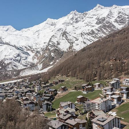 Ferienwohnung Haus Slalom Saas-Fee Exterior foto