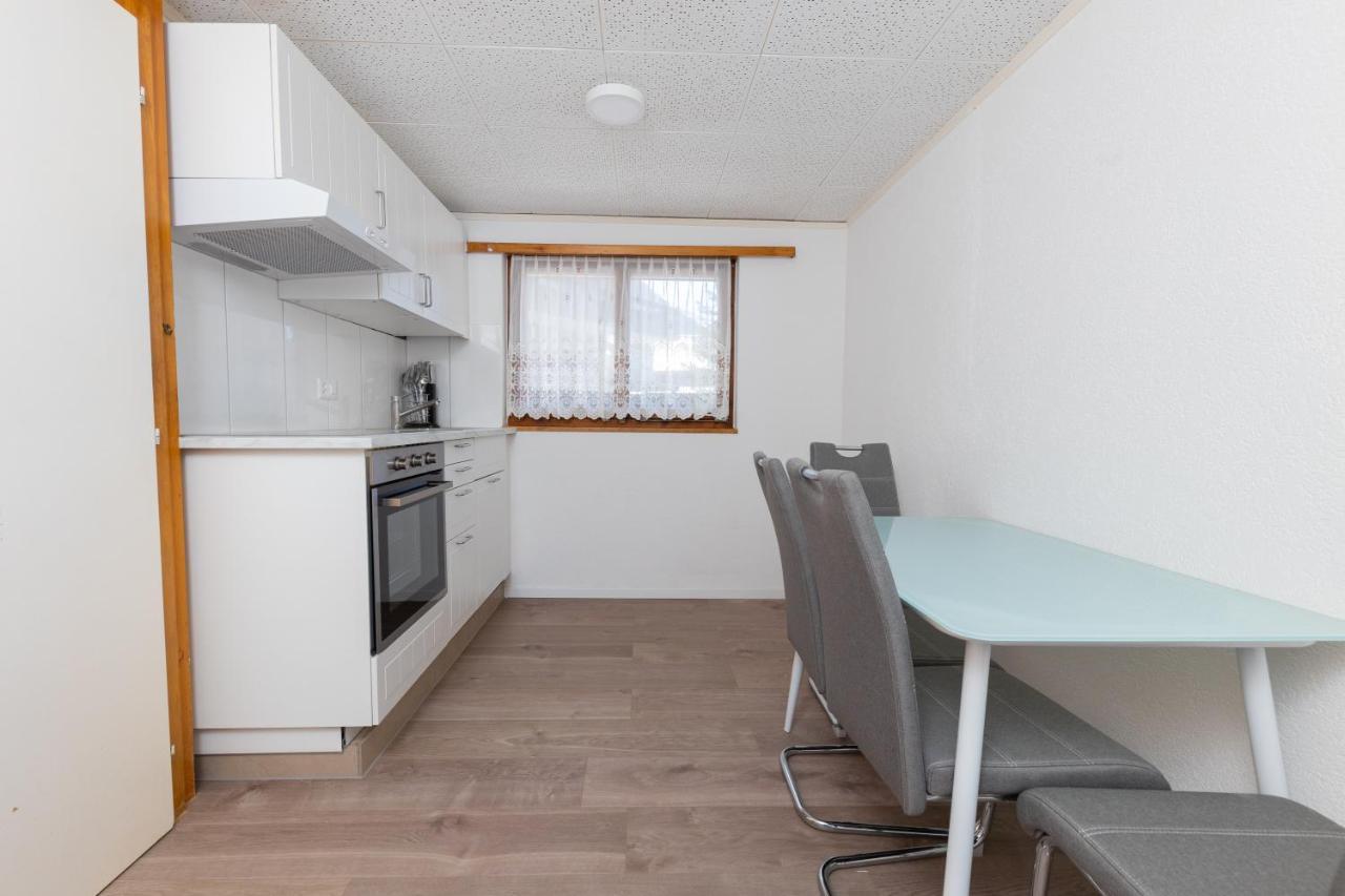 Ferienwohnung Haus Slalom Saas-Fee Exterior foto