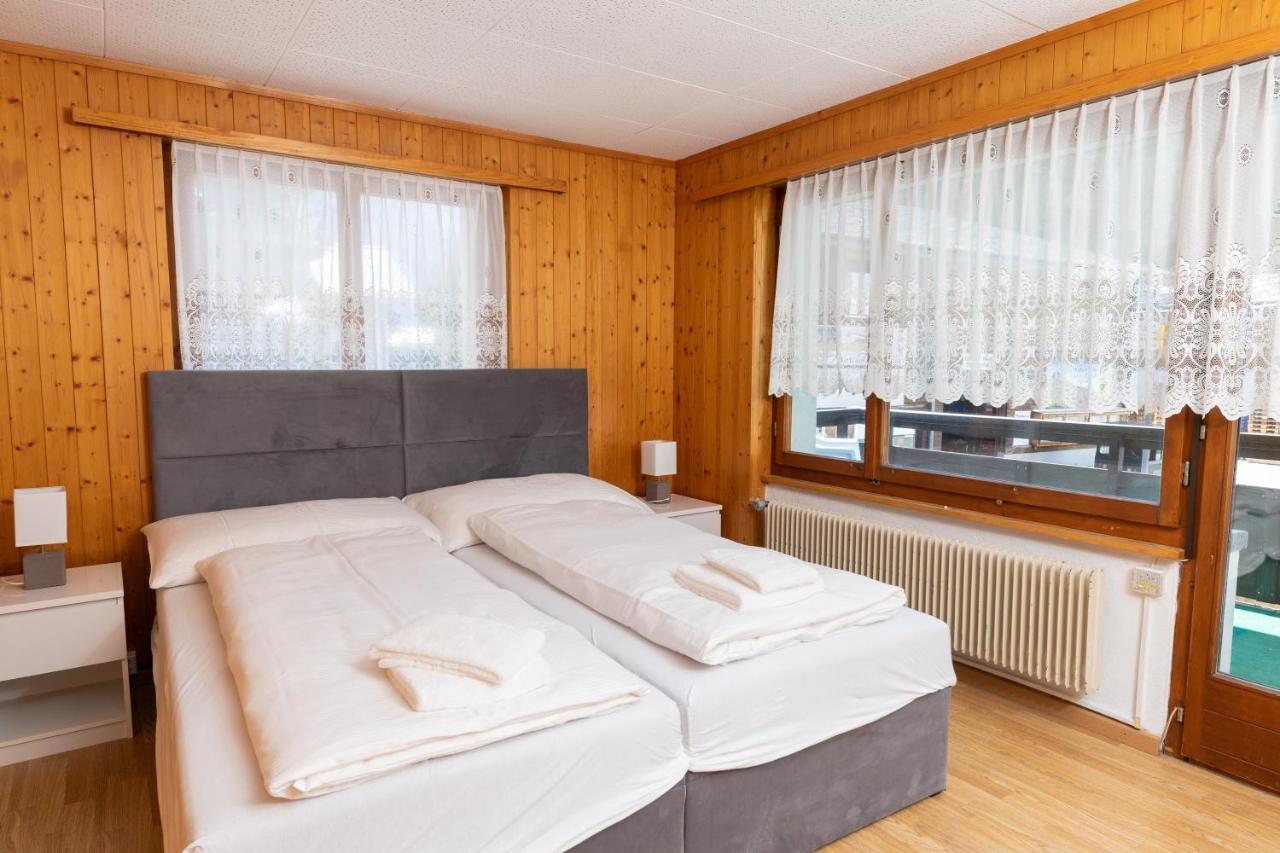 Ferienwohnung Haus Slalom Saas-Fee Exterior foto