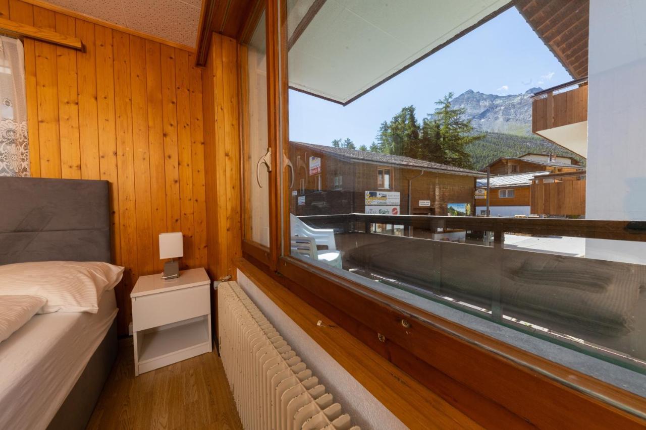 Ferienwohnung Haus Slalom Saas-Fee Exterior foto