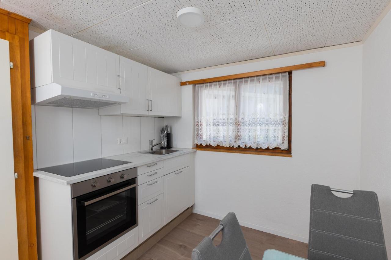 Ferienwohnung Haus Slalom Saas-Fee Exterior foto