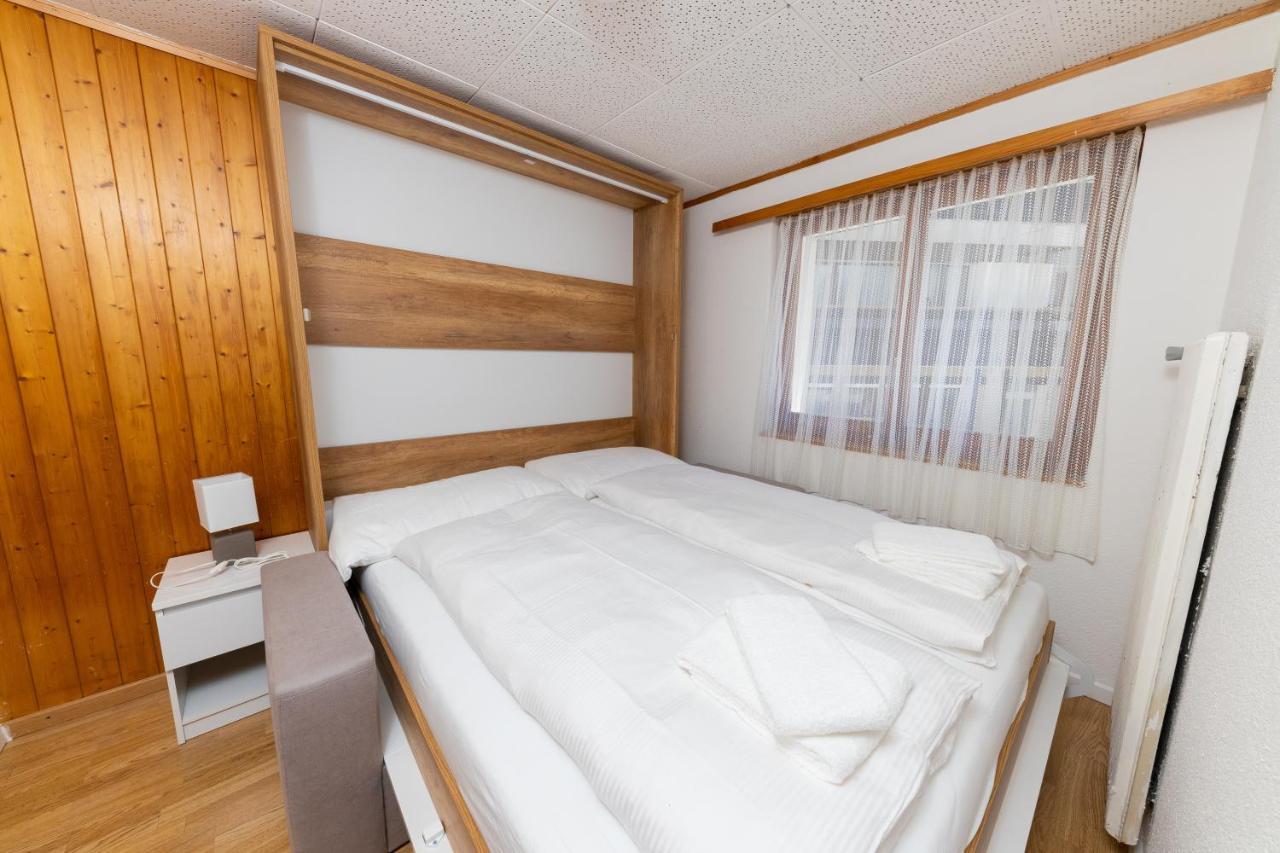 Ferienwohnung Haus Slalom Saas-Fee Exterior foto