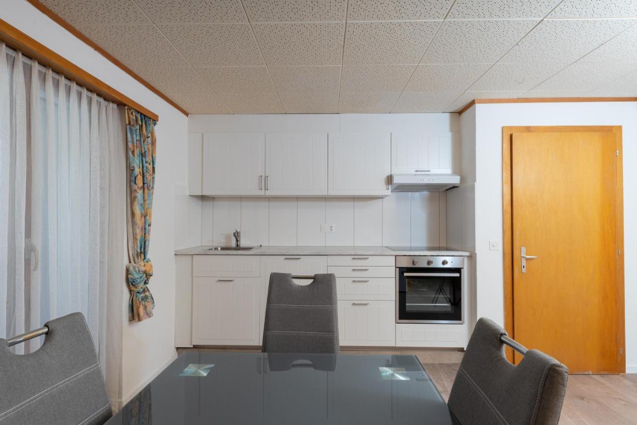Ferienwohnung Haus Slalom Saas-Fee Exterior foto