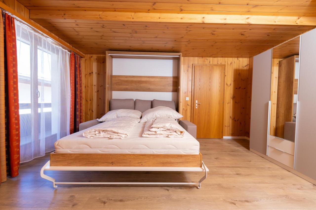 Ferienwohnung Haus Slalom Saas-Fee Exterior foto