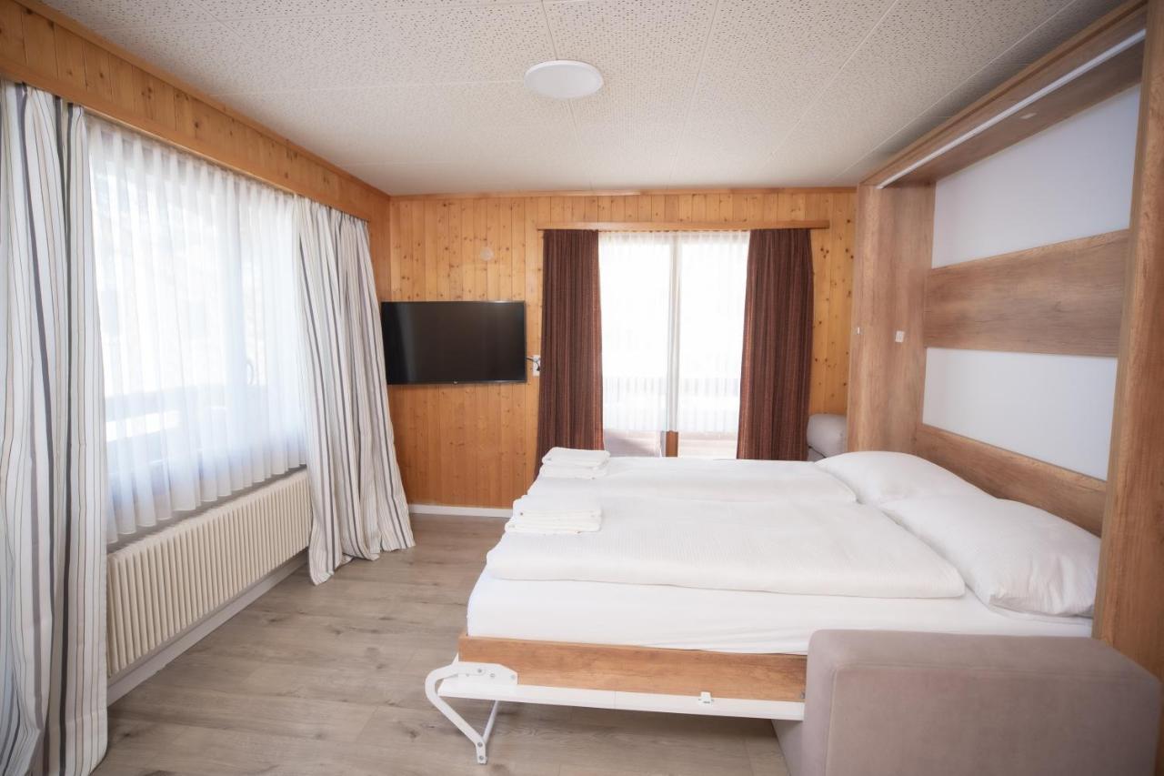 Ferienwohnung Haus Slalom Saas-Fee Exterior foto