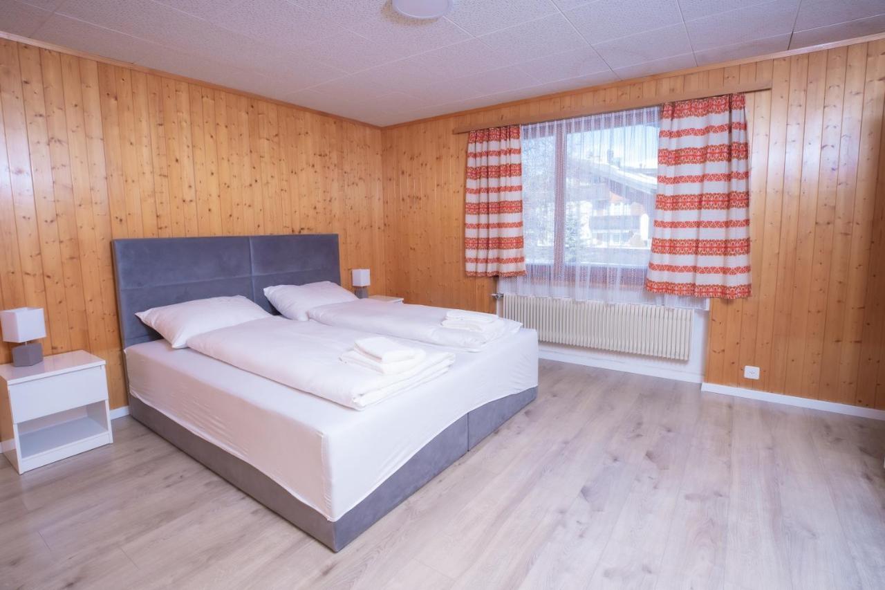 Ferienwohnung Haus Slalom Saas-Fee Exterior foto